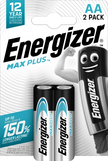 Alkaliczne baterie AA ENERGIZER Max Plus 2 szt.