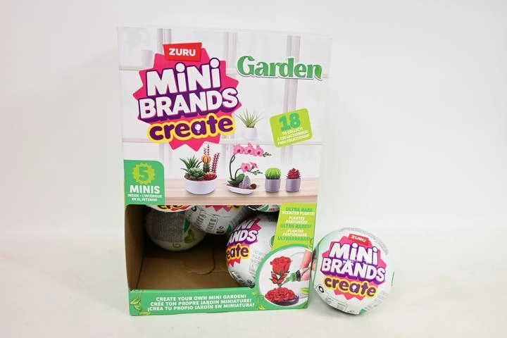 ZURU Mini Brands Create ogród botaniczny – kapsuła z mini roślinami