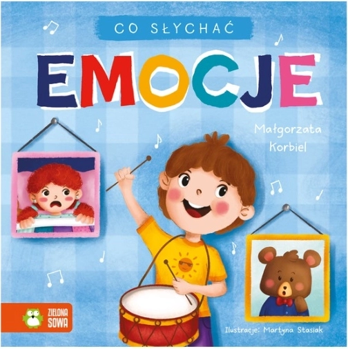 Co słychać: Emocje – książeczka kartonowa dla najmłodszych