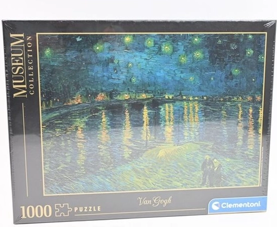 Puzzle Clementoni 1000 elementów Muzeum – Gwiaździsta noc nad Rodanem