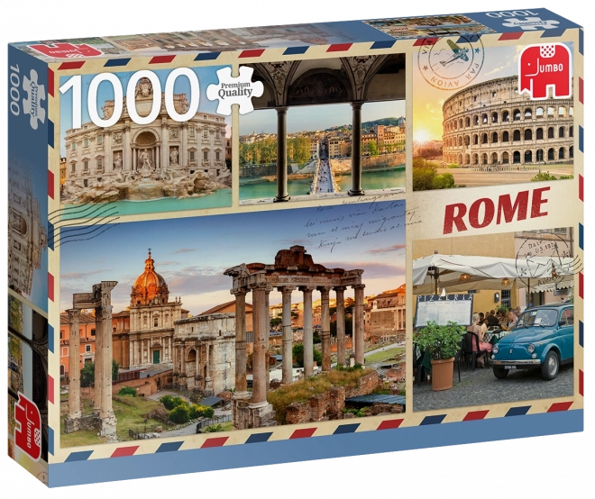 Puzzle Pozdrowienia z Rzymu 1000 elementów JUMBO