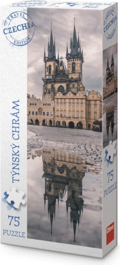 Dino panoramiczne puzzle Edycja turystyczna Czechy – Kościół Marii Panny przed Tynem (75 elementów)