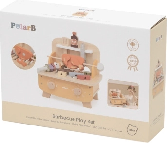 Drewniany grill dziecięcy PolarB moje pierwsze BBQ