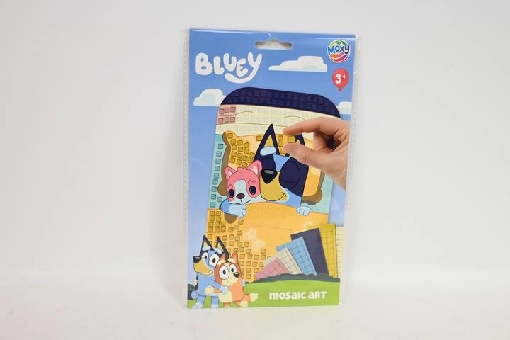 Bluey kreatywna mozaika A5 z piankowymi naklejkami