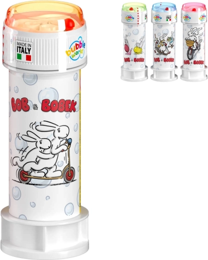 Bańki mydlane Bob a Bobek z labiryntem w zakrętce 60 ml - 1 sztuka