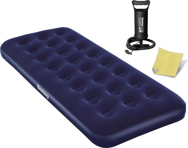 Materac dmuchany 185 × 76 × 22 cm z pompką tłokową BESTWAY