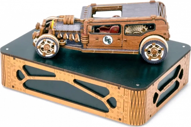 Drewniane puzzle 3D WOODEN CITY hot rod – edycja limitowana