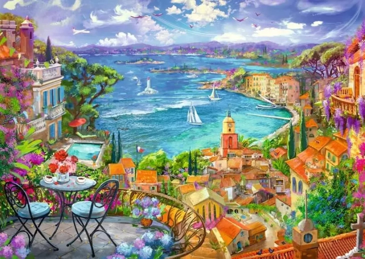 Ravensburger puzzle Saint-Tropez 1000 elementów