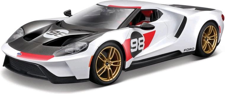 Maisto Ford GT Heritage 2021 biały model samochodu 1:18
