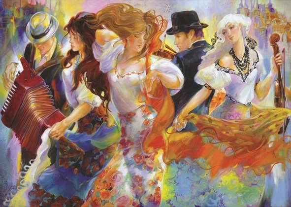 ANATOLIAN Puzzle Tęczowe miasto 3000 elementów