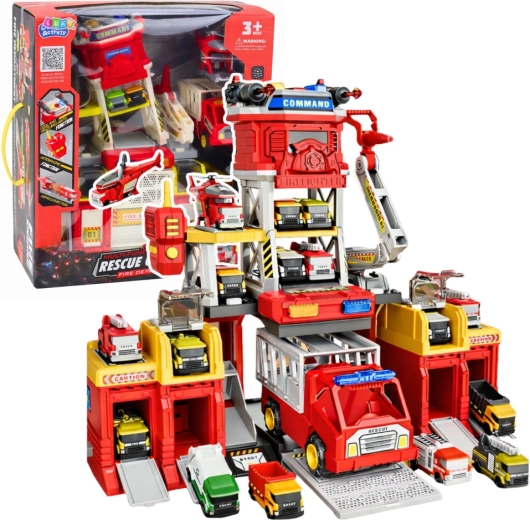 Strażacka stacja ratownicza – multifunkcyjna baza ze światłami i dźwiękami