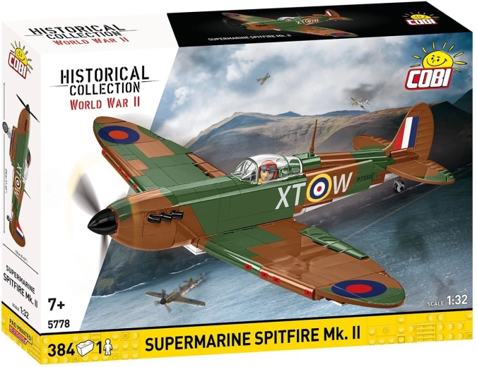 Cobi Supermarine Spitfire Mk.II zestaw konstrukcyjny w skali 1:32