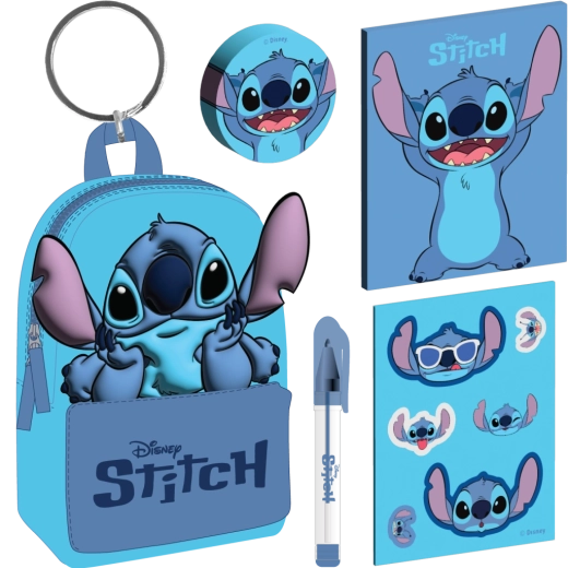 Disney Lilo i Stitch brelok z mini plecakiem Stitch