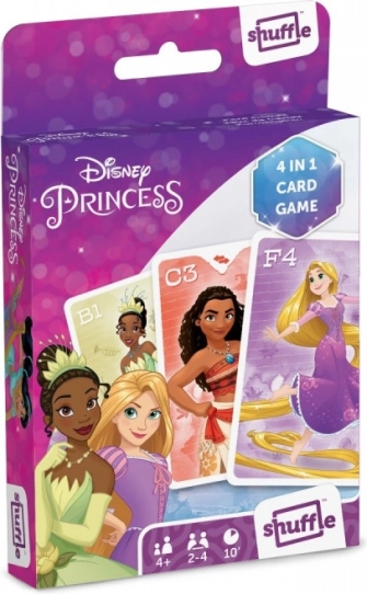 Gra karciana Shuffle Fun 4w1 DISNEY PRINCESS
