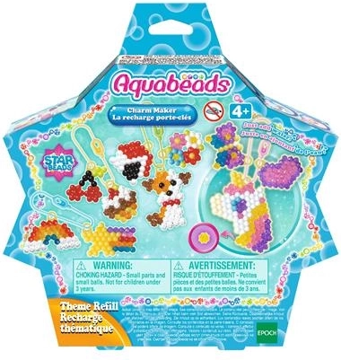 Aquabeads magiczne koraliki w kształcie gwiazdek z zawieszkami