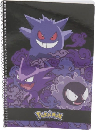 Notatnik Pokémon A4 z ringową oprawą – Gengar