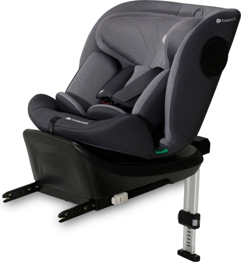 Kinderkraft fotelik samochodowy I-360 i-Size 40–150 cm, szary