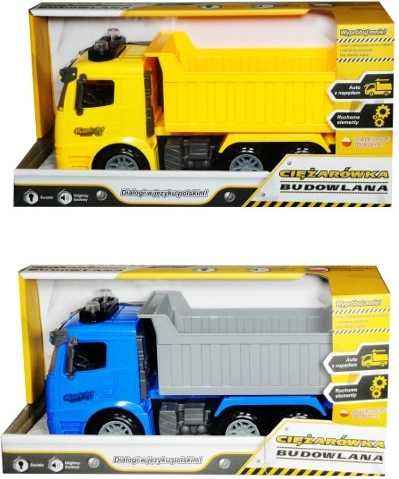 Auto budowlane z polskim modułem dźwiękowym - 1 sztuka