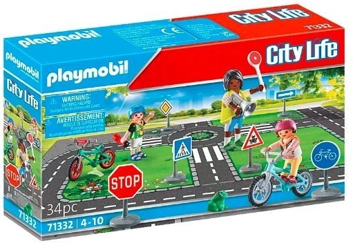 Zestaw figurek City Life – kurs rowerowy