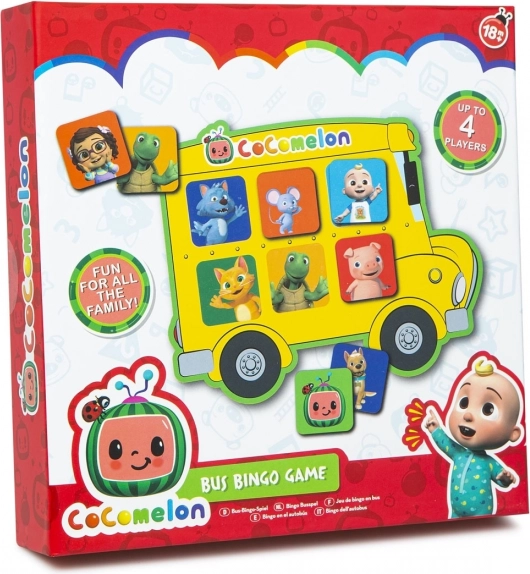 Cocomelon – autobusowa gra bingo