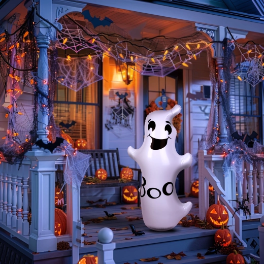 Nadmuchiwany duch halloweenowy 120 cm