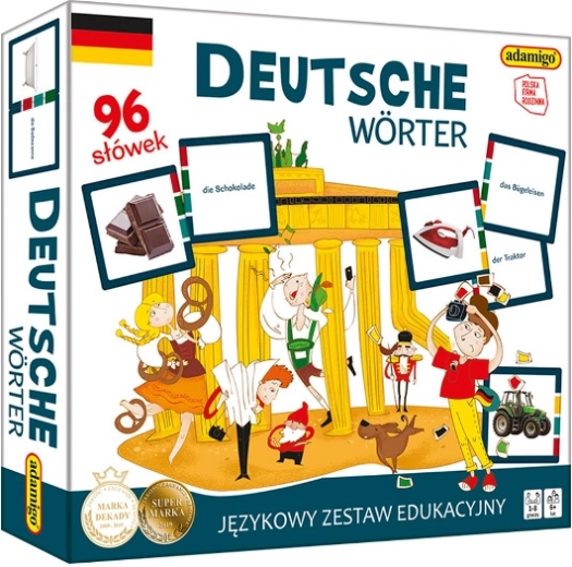 Językowe karty edukacyjne Deutsche Wörter