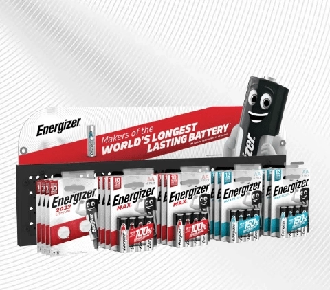 Energizer poziomy stojak z magnetycznym uchwytem 5×1
