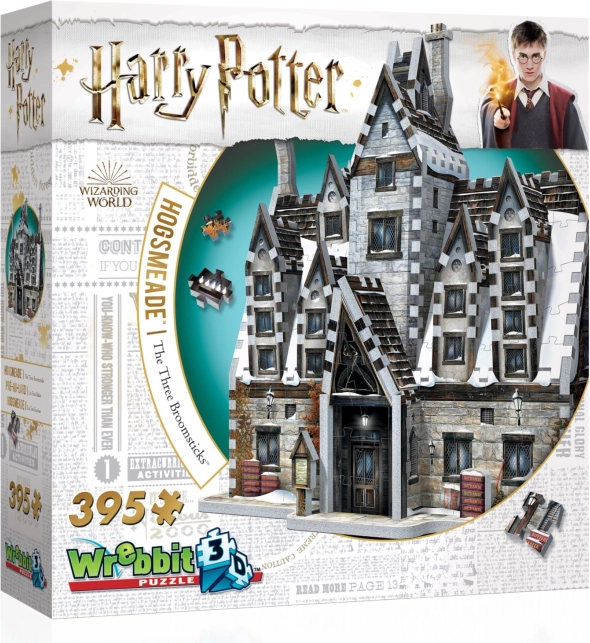 WREBBIT 3D puzzle HARRY POTTER: Trzy Miotły – 395 elementów