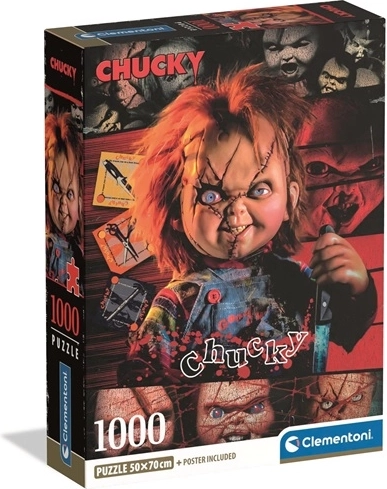 Puzzle Clementoni Horror Collection Chucky 1000 elementów compact