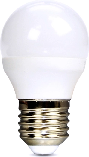 Solight żarówka LED miniglobe E27 6 W 6000 K 510 lm