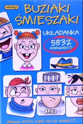 Zabawne puzzle z całusami