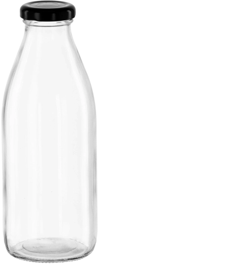 Butelka na sok 500 ml z metalowym zamknięciem 42 mm