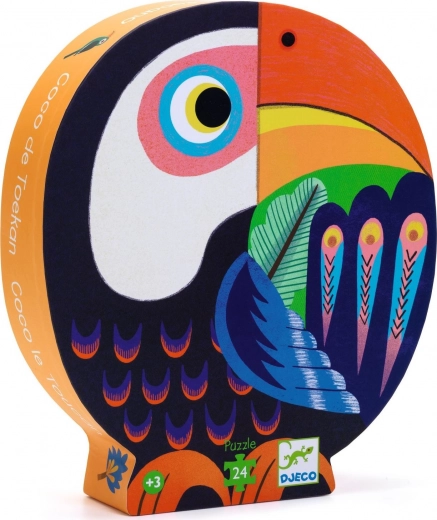 DJECO Puzzle Tukan Coco 24 elementy