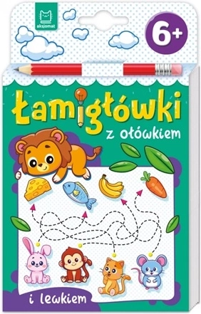 Łamigłówki z ołówkiem i lwiątkiem od 6 lat