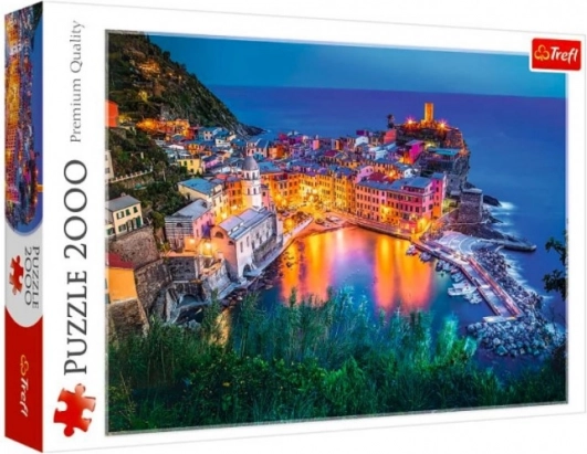 Puzzle 2000 szt. TREFL – Vernazza o zmierzchu