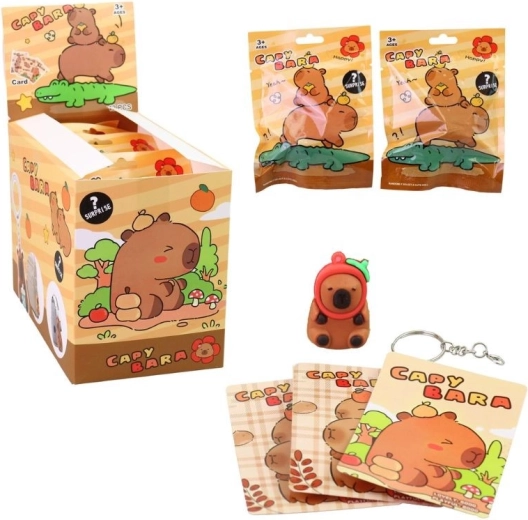 Breloczek kapibara – uroczy brelok do kluczy