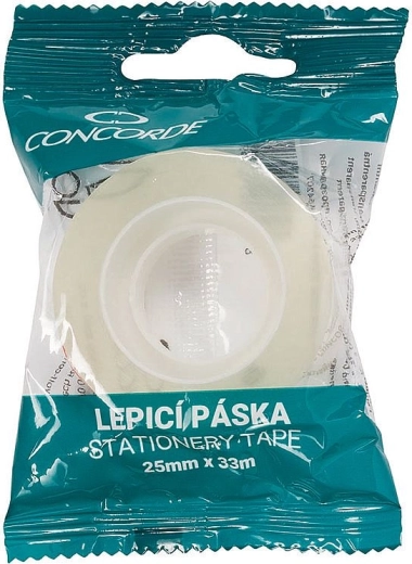 Taśma klejąca CONCORDE 25 mm × 33 m transparentna