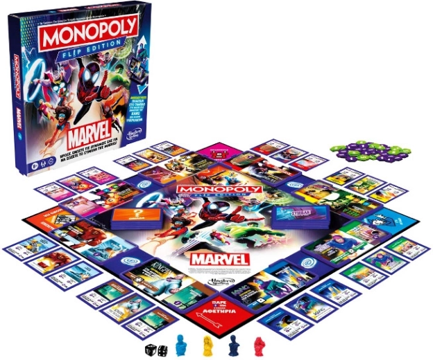 Monopoly Flip Marvel – rodzinna gra planszowa w języku polskim