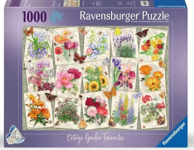 Puzzle Ravensburger Skarby wiejskiego ogrodu 1000 elementów