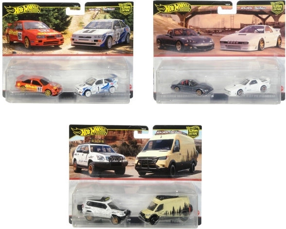 Hot Wheels Premium zestaw 2 metalowych autek