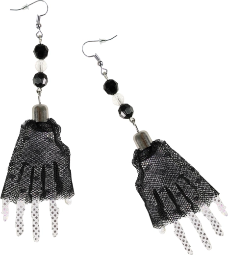 Kolczyki czarownicze dłonie na Halloween