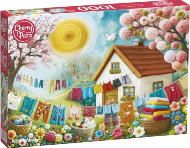 Puzzle CHERRY PAZZI – Wełniana łąka, 1000 elementów