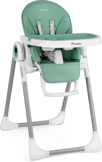 Krzesełko do karmienia z leżaczkiem NUKIDO Belo zielone