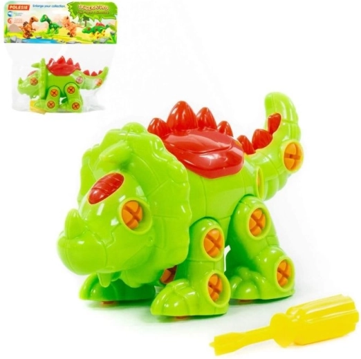 Skręcany dinozaur Triceratops