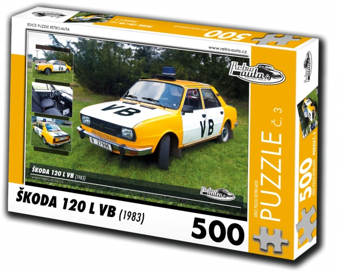 Puzzle RETRO-AUTA Škoda 120 L VB