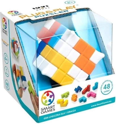 SmartGames plug & play puzzler – kompaktowa kostka logiczna