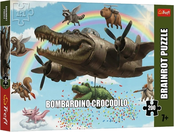 Puzzle Trefl BrainRots Bombardino Crocodilo 200 elementów