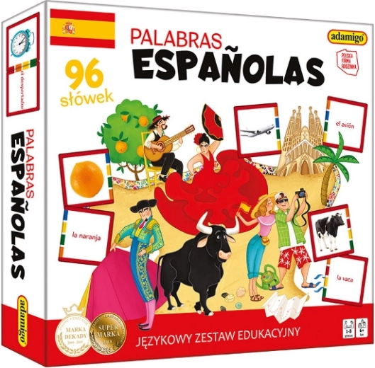 Językowe karty edukacyjne Palabras Espanolas