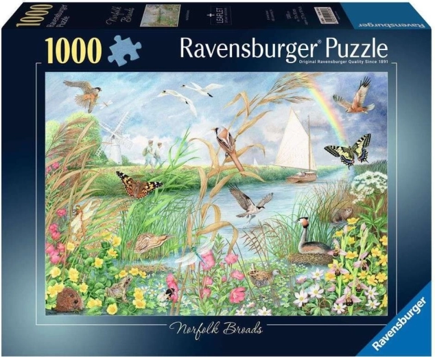 Puzzle Ravensburger Jezioro Norfolk 1000 elementów
