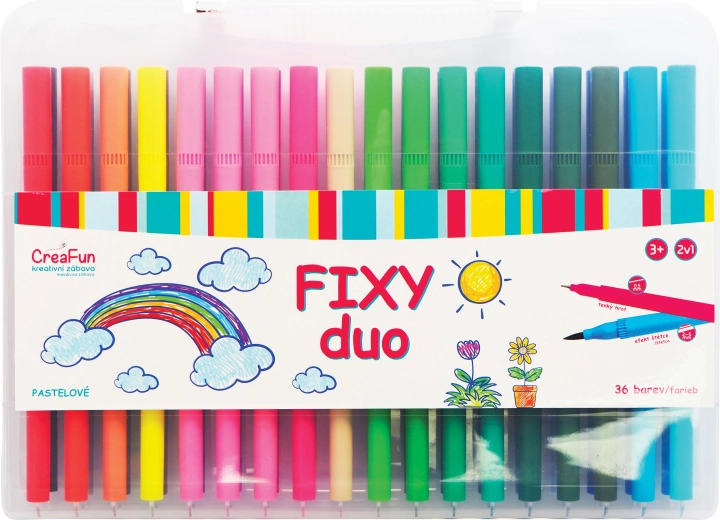 CreaFun duo flamastry 36 kolorów